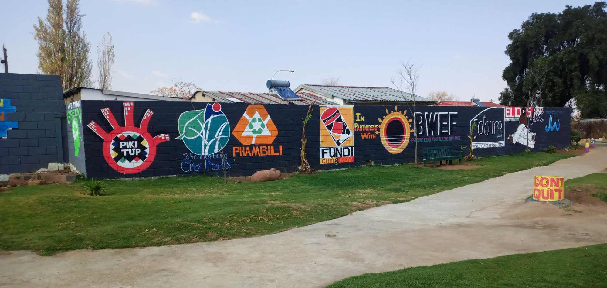 X-Park outdoor art gallery mural wall